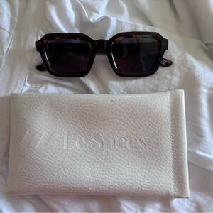 Le Specs Brown Impossible Tokyo Tort Sunglasses